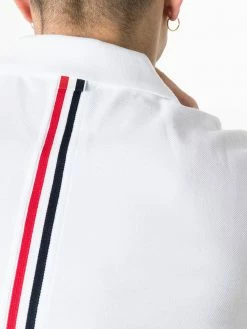 Thom Browne Center-Back Stripe Piqué Polo