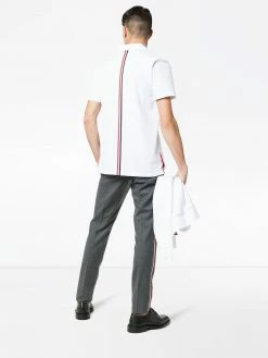 Thom Browne Center-Back Stripe Piqué Polo