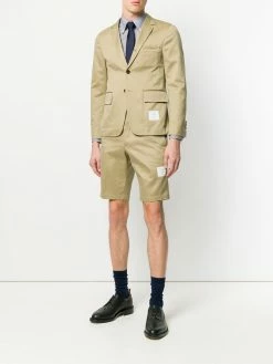 Thom Browne 4-Bar unconstructed single-breasted jacket