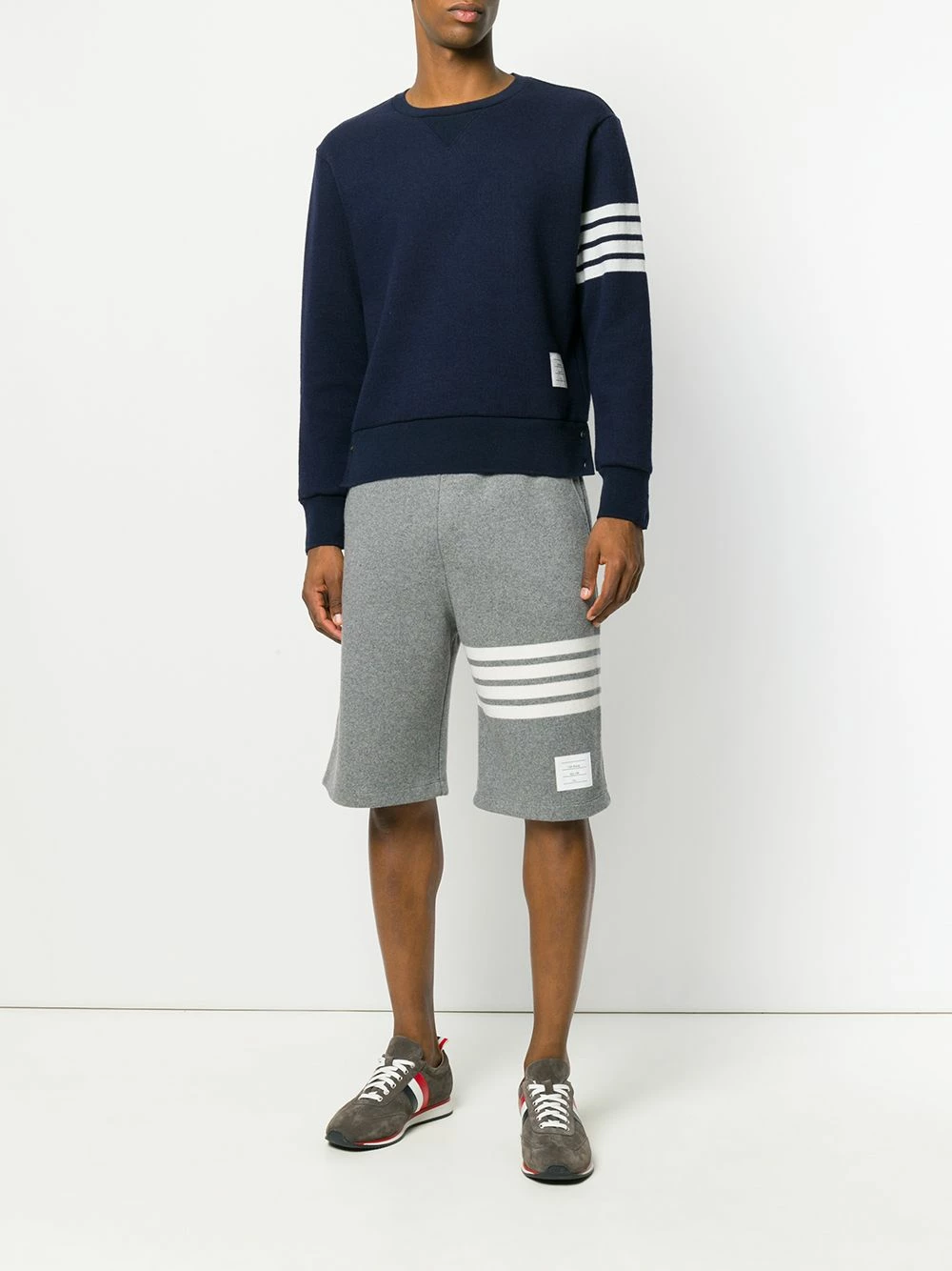 Thom Browne 4 Bar Cashmere Shell Sweatshirt sweatshirts of men 2 Thom Browne 4-Bar Cashmere Shell Sweatshirt