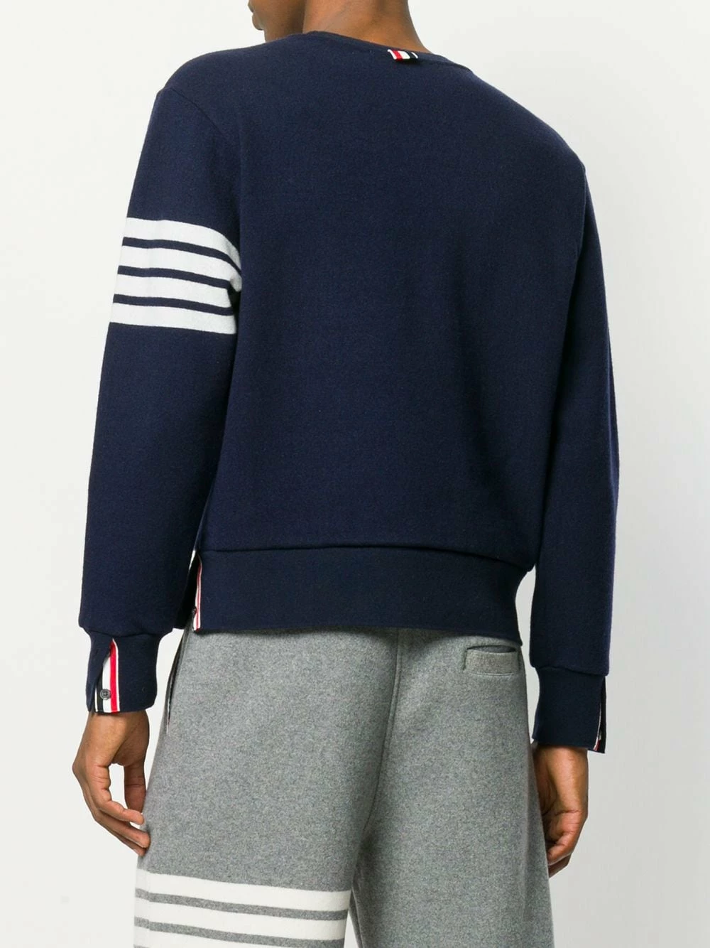 Thom Browne 4 Bar Cashmere Shell Sweatshirt sweatshirts of men 4 Thom Browne 4-Bar Cashmere Shell Sweatshirt