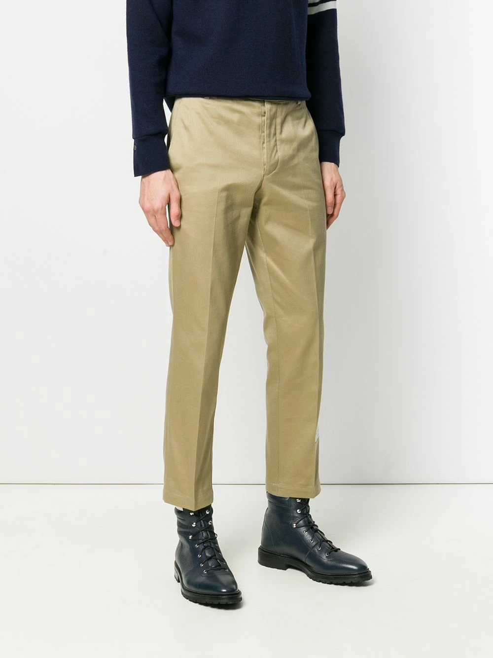 Thom Browne Cotton Twill Unconstructed Chino Trouser chinos of men 3 Thom Browne Cotton Twill Unconstructed Chino Trouser