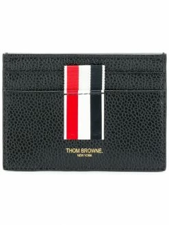 Thom Browne vertical Intarsia stripe cardholder