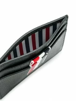 Thom Browne Vertical Intarsia stripe cardholder wallets & purses of women 5 Thom Browne vertical Intarsia stripe cardholder