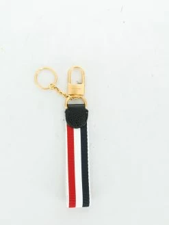 Thom Browne Brass Twill-edged Keyring