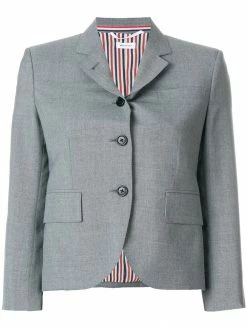 Thom Browne Classic Single Breasted Sport Coat In School Uniform Plain Weave