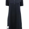 Thom Browne Striped Pique Polo Dress