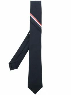 Thom Browne RWB selvedge super 120s twill necktie