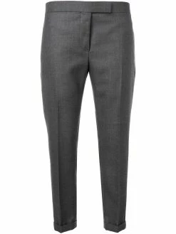 Thom Browne Striped Low-rise Wool Trouser