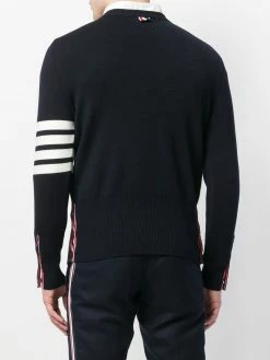 Thom Browne 4-Bar Milano Stitch Pullover