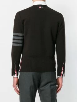 Thom Browne 4 Bar Milano Stitch Cardigan cardigans of men 8 Thom Browne 4-Bar Milano Stitch Cardigan