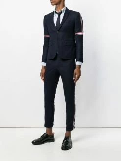 Thom Browne Rwb Elastic Stripe Oxford Shirt