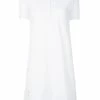 Thom Browne RWB stripe piqué polo dress