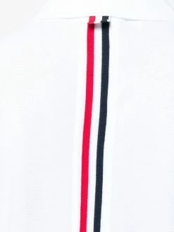 Thom Browne RWB stripe piqué polo dress