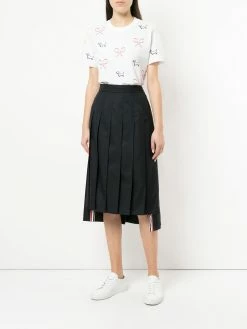 Thom Browne pleated midi skirt