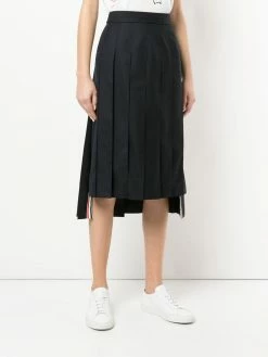 Thom Browne pleated midi skirt