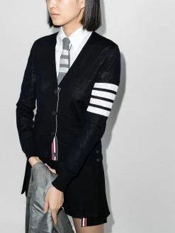 Thom Browne 4-Bar knitted cardigan