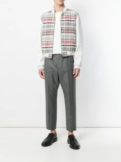 Thom Browne backstrap cropped tailored trousers