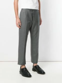 Thom Browne backstrap cropped tailored trousers