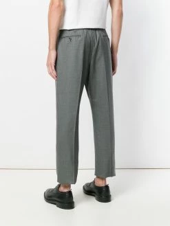 Thom Browne backstrap cropped tailored trousers