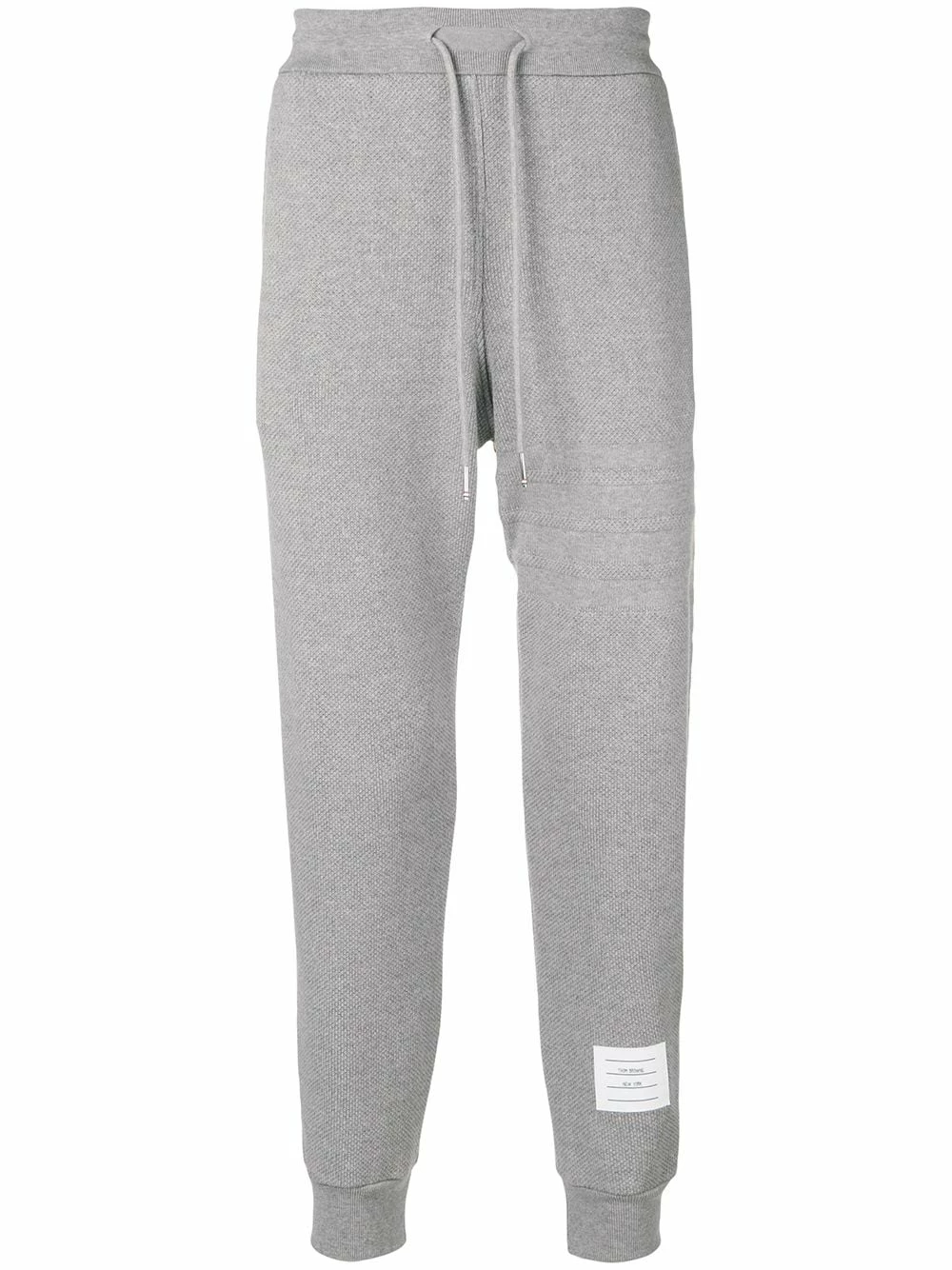 Thom Browne 4 Bar Honeycomb Piqué Sweatpant sweatpants of men 1 Thom Browne 4-Bar Honeycomb Piqué Sweatpant