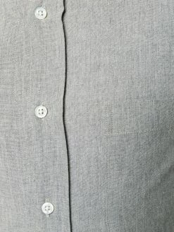 Thom Browne 4-Bar Straight-Fit Chambray Shirt