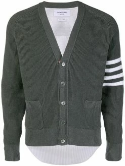 Thom Browne 4-Bar Half-&-Half cardigan