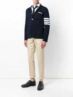 Thom Browne 4-Bar Milano Stitch knitted blazer