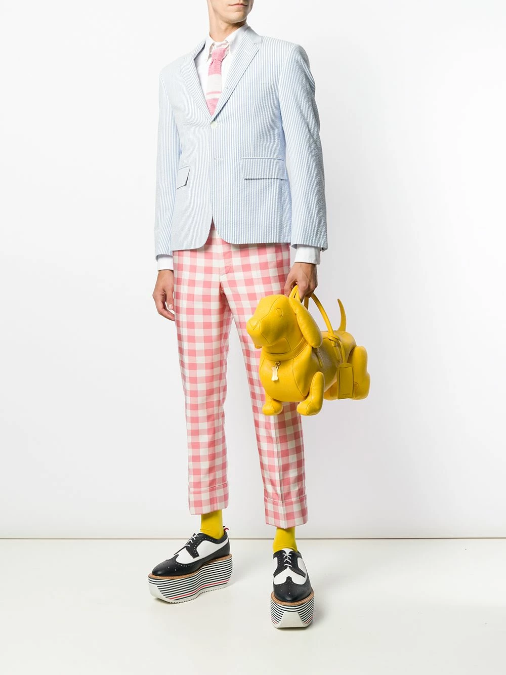 Thom Browne Seersucker Sport Coat blazers of men 2 Thom Browne Seersucker Sport Coat