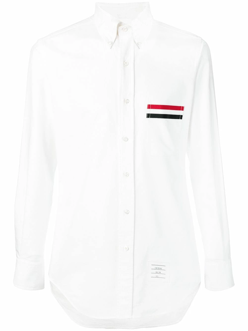 Thom Browne Grosgrain Pocket Trim Oxford Shirt shirts of men 1 Thom Browne Grosgrain Pocket Trim Oxford Shirt