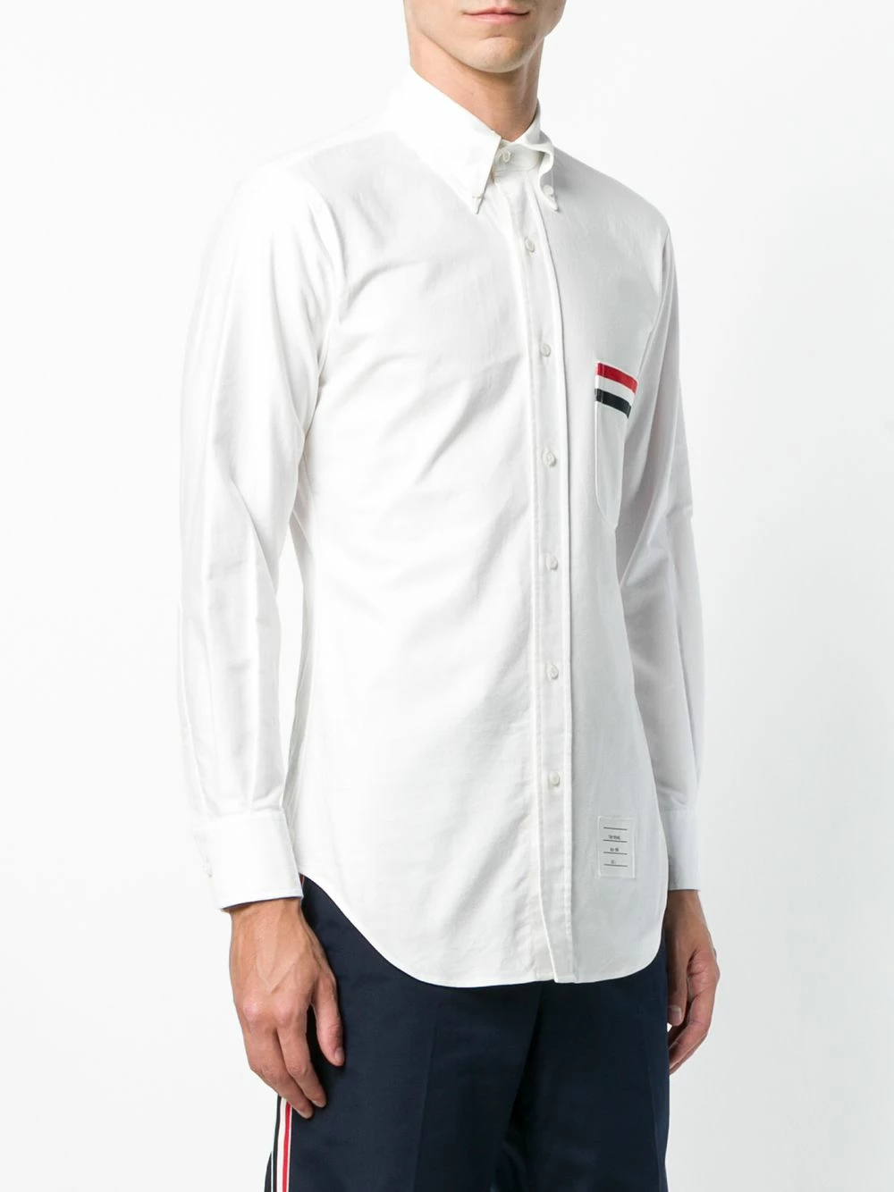 Thom Browne Grosgrain Pocket Trim Oxford Shirt shirts of men 3 Thom Browne Grosgrain Pocket Trim Oxford Shirt