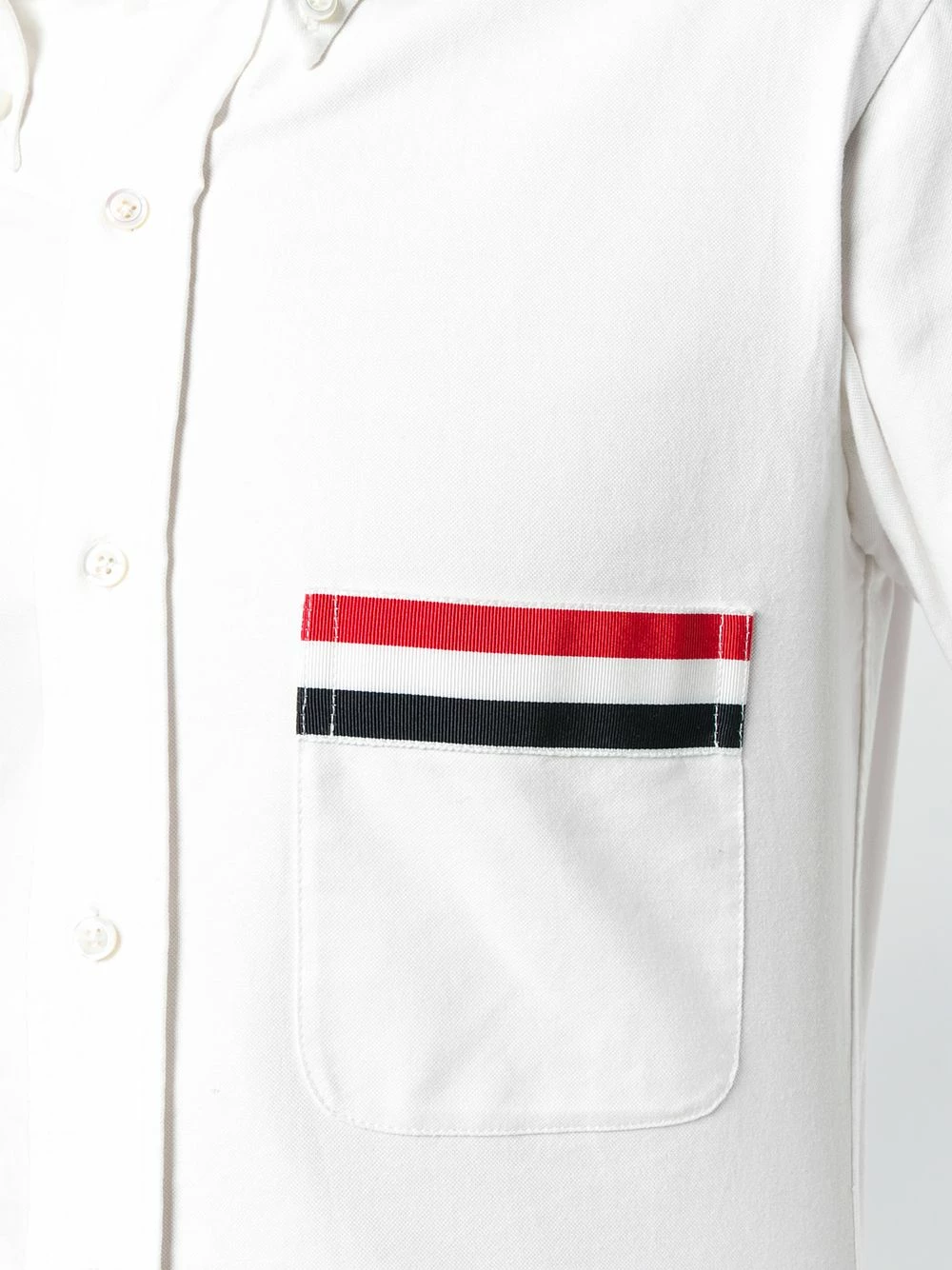 Thom Browne Grosgrain Pocket Trim Oxford Shirt shirts of men 5 Thom Browne Grosgrain Pocket Trim Oxford Shirt