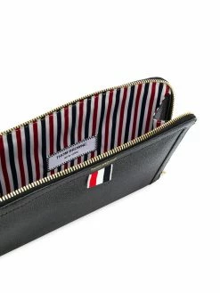 Thom Browne pebbled mini gusset folio