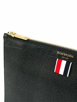 Thom Browne pebbled mini gusset folio