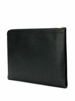 Thom Browne pebbled document gusset folio