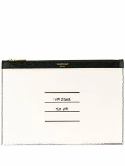 Thom Browne Paper Label Small Tablet Holder