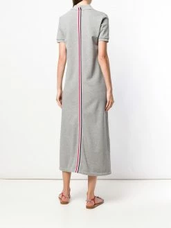 Thom Browne RWB-stripe polo shirt dress