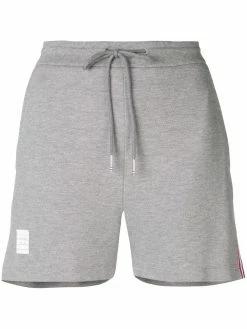 Thom Browne Rwb Stripe Piqué Shorts