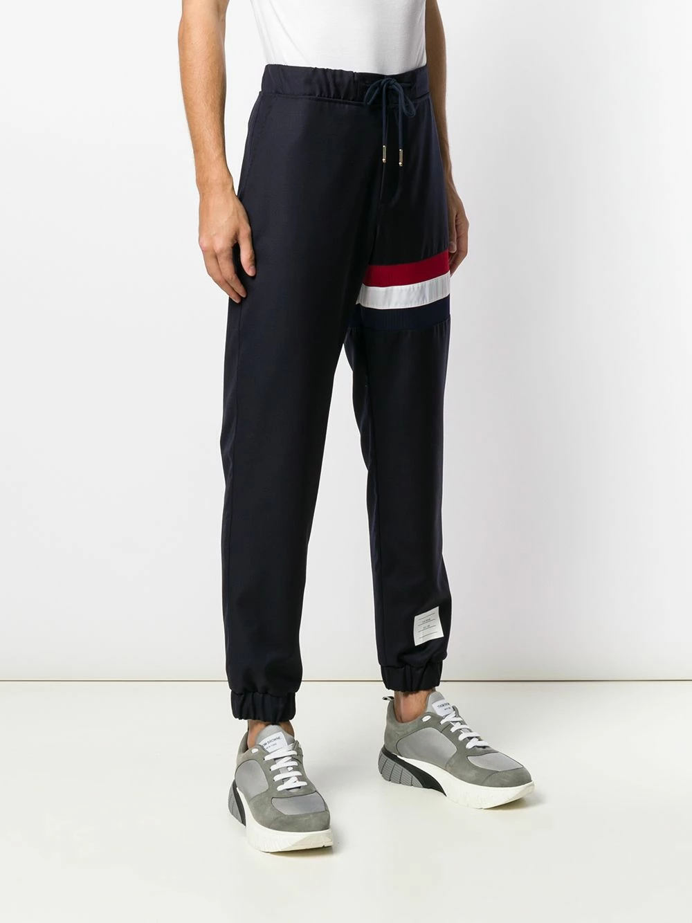 Thom Browne Tri stripe detail track pants sweatpants of men 3 Thom Browne tri-stripe detail track pants