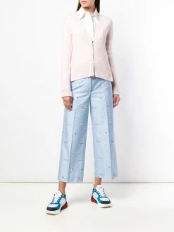 Thom Browne 4-Bar Cashmere Cardigan