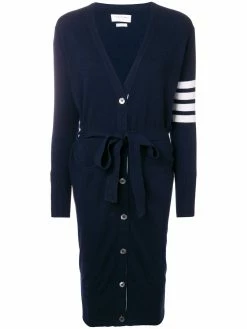 Thom Browne Long Boxy Cashmere Cardigan