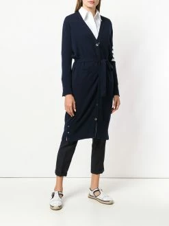 Thom Browne Long Boxy Cashmere Cardigan