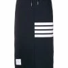 Thom Browne 4-Bar Loopback Sack Skirt