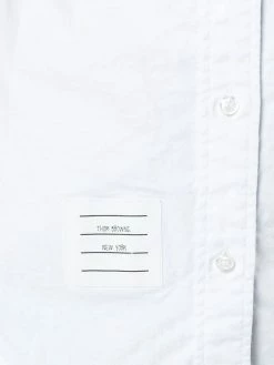 Thom Browne Sleeveless Grosgrain Oxford Shirt