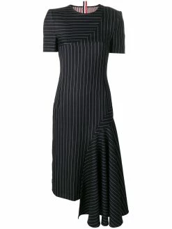 Thom Browne chalk stripe pencil dress