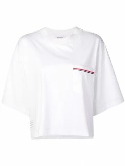Thom Browne RWB-stripe boxy T-shirt