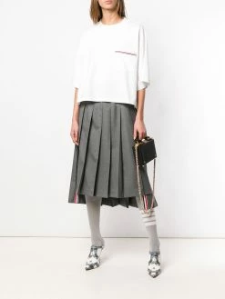 Thom Browne RWB-stripe boxy T-shirt