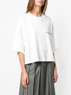 Thom Browne RWB-stripe boxy T-shirt