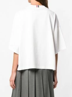 Thom Browne RWB-stripe boxy T-shirt