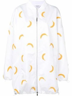 Thom Browne Banana Appliqué Oversized Bomber